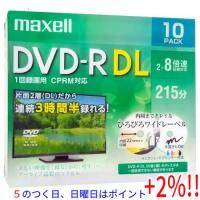 【５のつく日！ゾロ目の日！日曜日はポイント+3％！】maxell 録画用 DVD-R DL 8倍速 10枚組 DRD215WPE.10S | エクセラー