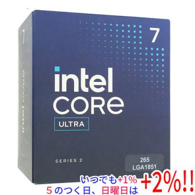 【新品未開封】最安値！intel Core Ultra 7 265K インテル Core Ultra 7 265K BOX 価格比較 - 価格.com