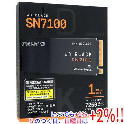 wd_black sn7100 nvme ssd wds100t4x0e（内蔵型SSD）｜PCパーツ