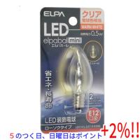 【５のつく日！ゾロ目の日！日曜日はポイント+3％！】ELPA LED電球 エルパボールmini LDC1CL-G-E12-G306 電球色 | エクセラー