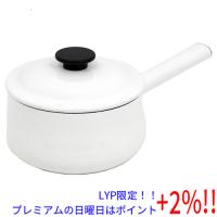 【５のつく日！ゾロ目の日！日曜日はポイント+3％！】野田琺瑯 LUKE ソースパン 18cm LK-18N ホワイト | エクセラー