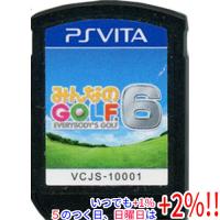 【中古】みんなのGOLF 6 PS Vita  ソフトのみ【いつでも+1％！5のつく日と日曜日は+2%！】　爆買 | エクセラー