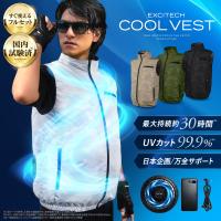 TVで紹介されました (父の日クーポン配布中) 最新モデル 空調作業服 (日本企業企画 チタン加工) ファン付きベスト モバイルバッテリーセット 20,000mAh 17V