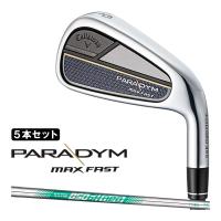 キャロウェイ PARADYM MAX FAST アイアン 5本セット(#6-9、PW) メンズ 右用  N.S.PRO 850GH neo スチールシャフト ゴルフ パラダイム Callaway | EX GOLF Yahoo!ショッピング店