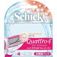 シック Schick クアトロ4フォーウーマン 替刃(4コ入) 女性用 カミソリ | エクスペリエンスショップ