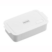 OSK 弁当箱 ランチボックス ストック&amp;ランチ 650ml ホワイト [保存容器/フタをしたままレンジOK/簡単密閉] 日本製 食洗機対応 STL-650 | エクスペリエンスショップ