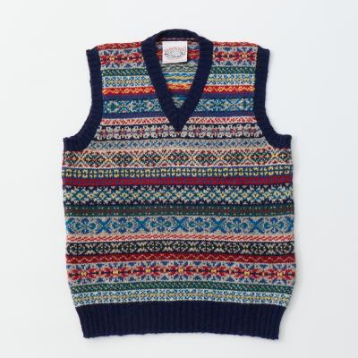 STELLAMcCARTNEY / フェアアイル柄ニットベスト/M/ウール/マルチカラー/総柄/495005 57104 フェアアイル柄ニットベスト（色：マルチカラー）のおすすめ人気商品