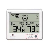クレセル デジタル温湿度計 警報機能付 CR-1200W 17-8908 | エクサイト・セキュリティ Yahoo!店