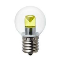 LDG1CY-G-E17-G249_1766200_LED装飾電球ミニボール球形 E17 G30 クリアイエロー_ELPA（エルパ・朝日電器） | エクサイト・セキュリティ Yahoo!店