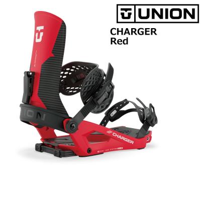 UNION BINDING スノーボード ビンディング（色：レッド系