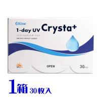 ワンデーＵＶクリスタ プラス 1箱 1日使い捨て 1箱30枚入 高含水 UVカット 1day ポスト便 送料無料 代引不可 アイミー | アイライフコンタクト
