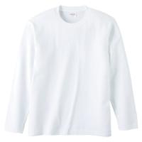 UnitedAthle(ユナイテッドアスレ) 5.6オンス ロングスリーブTシャツ(アダルト)ホワイト ホワイト | EZAKI NET GOLF