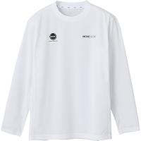 デサント（DESCENTE） DRYMESH バックロゴ ロングスリーブシャツ ホワイト | EZAKI NET GOLF