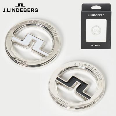 J.LINDEBERG ボールマーカー 2個セット 新品未使用 J.LINDEBERG ゴルフマーカー｜ラウンド用品、アクセサリー
