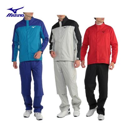 未使用❗️ミズノ　レインウェア　上下セット　ゴルフ　レッド　ブラック　2XL MIZUNO ゴルフ レインウエア｜メンズウエア｜ゴルフ｜スポーツ