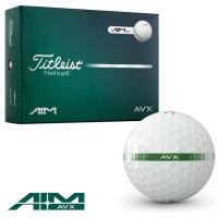 Titleist タイトリスト日本正規品 AVX AIM 360° エイブイエックス エイム 2026新製品 ゴルフボール1ダース(12個入) | EZAKI NET GOLF