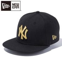 ニューエラ Youth 9FIFTY ニューヨーク・ヤンキース ブラック × ゴールド 13565785 ジュニア | イーゾーン スポーツ