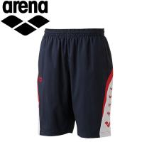 メール便送料無料 アリーナ arena スイミング スイム 水泳 ハーフパンツ メンズ ウィンドハーフパンツ ARN6312P-DNY | イーゾーン スポーツ