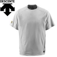 メール便送料無料 デサント DESCENTE 野球 ベースボールシャツ 半袖 Tネック DB-200-SLV | イーゾーン スポーツ
