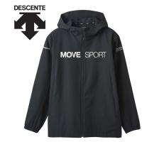 デサント DESCENTE ムーブスポーツ MOVESPORT MVSP AIRY TRANSFER ライトウォーム フルジップフーディー フード パーカー メンズ DMMWJF12-BK | イーゾーン スポーツ