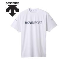メール便送料無料 デサント DESCENTE ムーブスポーツ MOVESPORT MVSP SUNSCREEN TOUGH ソフトハイゲージ ショートスリーブシャツ 半袖 メンズ DMMXJA60-WH | イーゾーン スポーツ