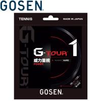 メール便送料無料 ゴーセン テニス 硬式テニスストリングス ガット G-TOUR1 16L TSGT11-bk | イーゾーン スポーツ