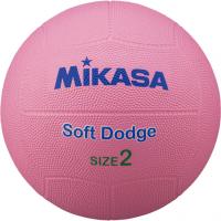 ミカサ MIKASA ハントドッチ ソフトドッジ2号 ゴム ピンク STD-2SR-P STD2SRP | イーゾーン スポーツ