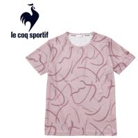 期間限定お買い得プライス メール便送料無料 ルコック スポルティフ le coq sportif 総柄プリント 半袖Tシャツ レディース QMWWJA03-PK | イーゾーン スポーツ