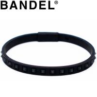 メール便送料無料 バンデル ブレスレット Studs Line Bracelet Black×Black | イーゾーン スポーツ