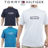 トミーヒルフィガー ゴルフ トラックグラフィック 半袖モックネックシャツ メンズ 2024春夏 ゴルフウェア THMA416 | イーゾーン スポーツ