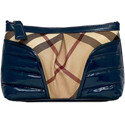 【美品】BURBERRY ベージュ レザー クラッチバッグ 美品】BURBERRY ベージュ レザー クラッチバッグ （美品