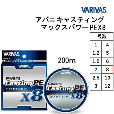 バリバス PE 8号 200mのおすすめ人気商品一覧 通販 - Yahoo!ショッピング