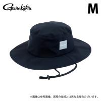 【取り寄せ商品】 がまかつ GM9113 ブラック(Gamakatsu)／M レインサファリハット (帽子・ハット／2024年モデル) /Gamakatsu /(c) | つり具のマルニシYahoo!ショップ