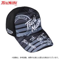 【取り寄せ商品】 釣武者 TsuriMusha3Dボーダーキャップ (帽子・キャップ／2022年モデル) /(c) | つり具のマルニシYahoo!店