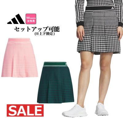 新品 アディダスゴルフ レディース セットアップ 上下 半袖シャツ スカート f-netgolf_ad-23ss-wr-nmj64
