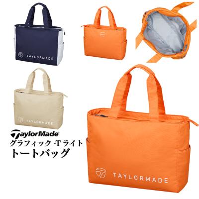 TaylorMade ゴルフトートバッグ 黒/オレンジ TaylorMade ゴルフトートバッグ 黒/オレンジ