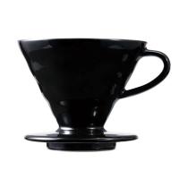 HARIO V60 透過ドリッパー02・粕谷モデル　ブラック　1〜4杯用 KDC-02-B | コーヒー用品・珈琲器具のFaCoffee