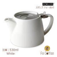 FORLIFE スタンプ ティーポット ホワイト 309-Wht | コーヒー用品・珈琲器具のFaCoffee