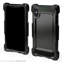 FACTRON Quattro for iPhone X HD Black on Black　A7075超々ジュラルミン | FACTRON ONLINE SHOP ヤフー店