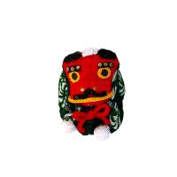 ちりめんお手玉 開運獅子舞ミニ 緑 ちりめん細工 インテリア 昔の遊び