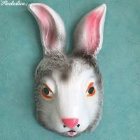 兎のお面 兎面 兎の半面 コスプレ イベントで大人気 めずらしいうさぎのデザイン 和風なお面 狐面 紫もあります 送料無料 Omen 004 1 コサージュ専門店 Girlish 通販 Yahoo ショッピング