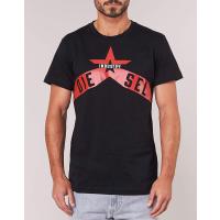 ディーゼル DIESEL Tシャツ シャツ メンズ 半そで 半袖 ロゴ ホワイト