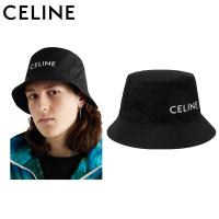 2colors】CELINE Logo-Print Cotton-Twill Bucket Hat 2021SS セリーヌ 