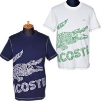 ラコステ LACOSTE メンズ ビッグロゴプリントクルーネックTシャツ 丸首 ゴルフウェア (アウトレット30%OFF) 通常販売価格:11000円 | ファッションスペースヨコヤ