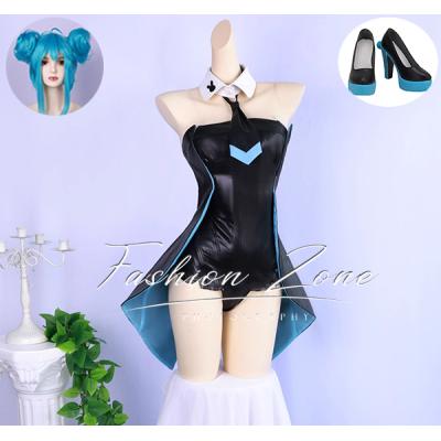 初音ミク ウィッグ 黒(コスプレ衣装)の商品一覧 | 楽器、手芸 初音ミク ウィッグ 黒(コスプレ衣装)の商品一覧 | 楽器、手芸