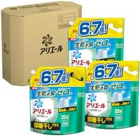 [ケース販売] [大容量] アリエール 部屋干しプラス 洗濯洗剤 液体 詰め替え 約6.7倍x3袋 除湿乾燥機レベルで生乾き消臭 | FateFloria