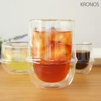 KINTO キントー クロノス KRONOS ダブルウォール アイスティーグラス 350ml 二重構造 グラス 耐熱ガラス | FavoriteStyle キッチン・雑貨