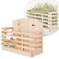 うさぎ 牧草入れ マルカン CASA かじり木牧草ワイドフィーダー  T1 チンチラ モルモット 小動物 用品 フィーダー エサ入れ 食器 木製 NK お取り寄せ | フェレットワールドヤフーショップ