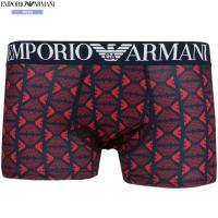 箱なし エンポリオアルマーニ ボクサーパンツ EMPORIO ARMANI メンズ ブランド ALL OVER PRINTED マイクロファイバー 赤 0307BE 送料無料 | フラワー
