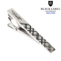 ブラックレーベル クレストブリッジ ネクタイピン BLACK LABEL CRESTBRIDGE メンズ ラッピング無料 日本製 クレストブリッジチェックエンボスタイバー 銀 020524 | フラワー